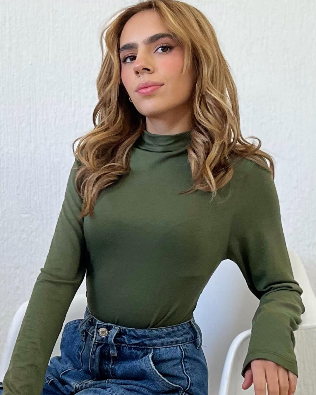 Outfit Blusa Verde Olivo Panal Blusa Verde Oliva Ropa Deportiva Y