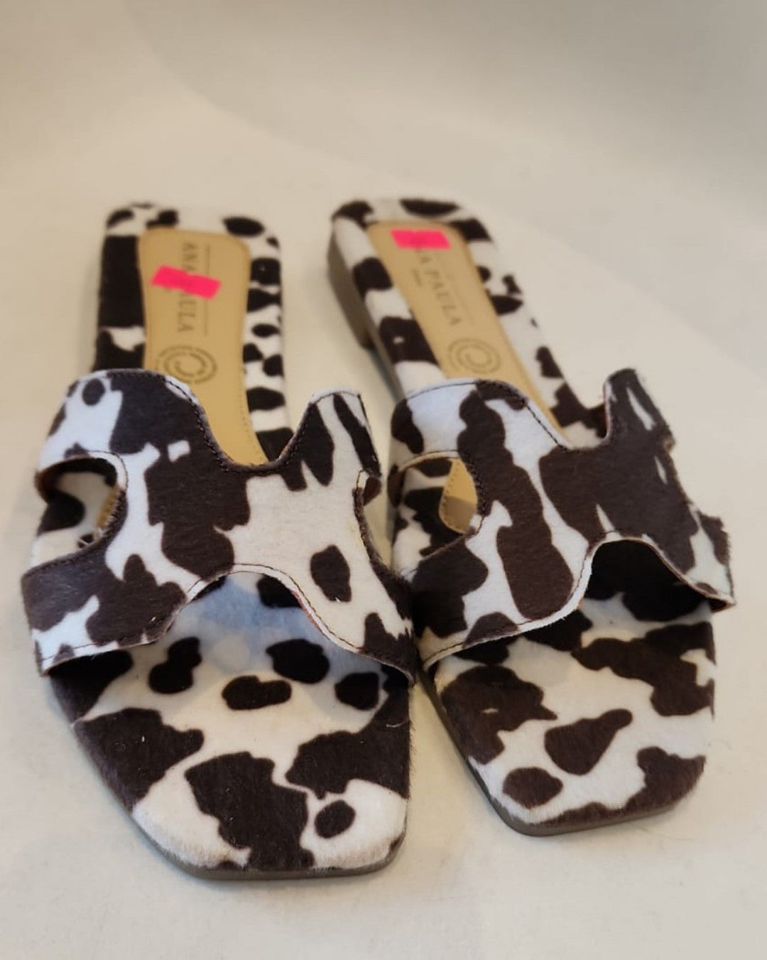 SAN-5036 SANDALIAS DE PISO, DE ANIMAL PRINT VACA