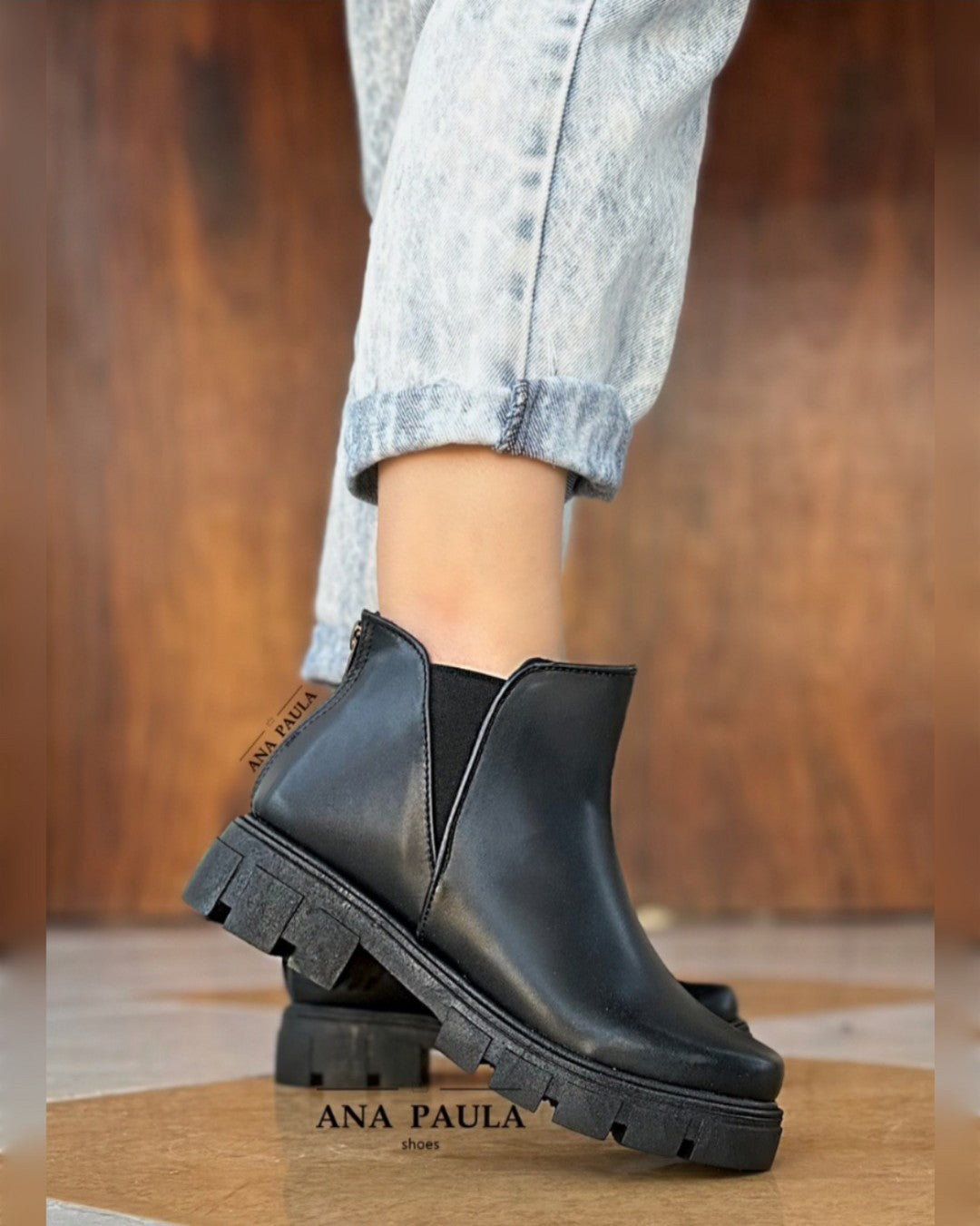 BO-5110 BOTIN NEGRO DE PISO