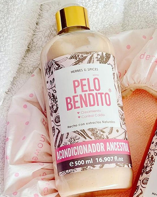 ACONDICIONAROR ANCESTRAL DE PELO BENDITO DE 500 ML.