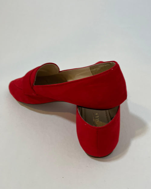 BALERINAS DE TERCIOPELO ROJAS