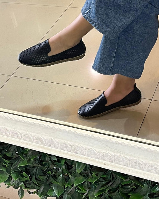 ESPADRILLE NEGRO COSIDO