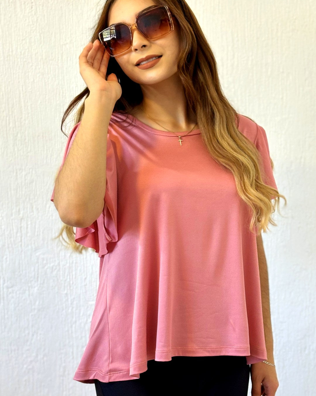 BLUSA MANGA MARIPOSA