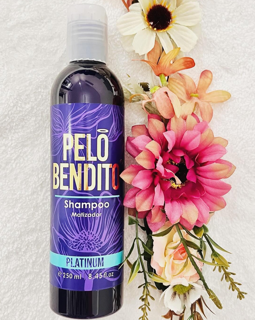 SHAMPOO MATIZADOR PLATINUM DE PELO BENDITO 250 ML.