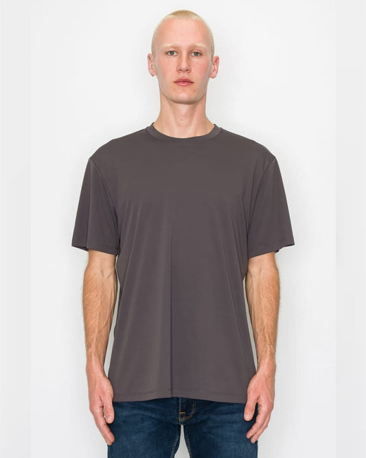 PLAYERA GRIS LISA DE CABALLERO IMT01