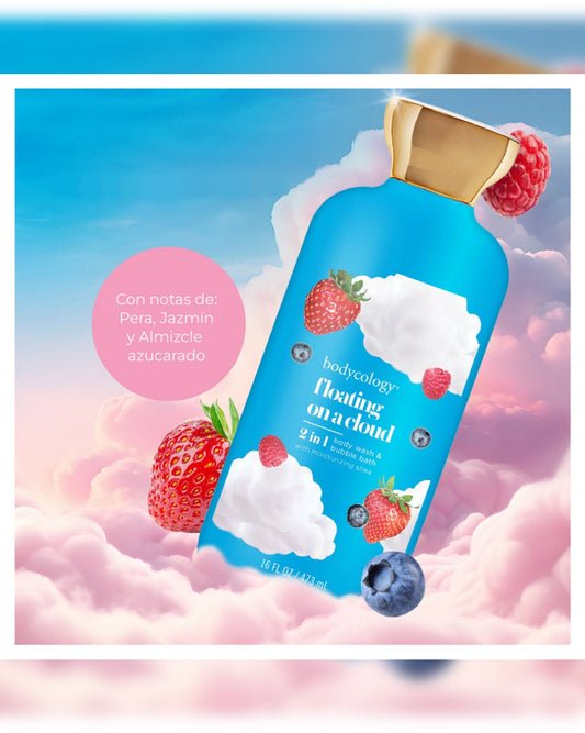 CP002 BODYCOLOGY 2 IN 1 BODY WASH & BUBBLE BATH FLOATING ON A CLOUD