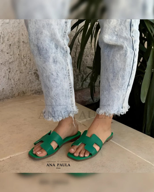 SAN-5018 SANDALIA DE PISO, MODELO HELEN COLOR VERDE