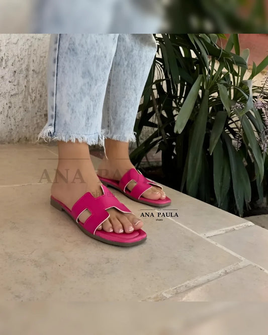 SAN-5018 SANDALIA DE PISO MODELO HELEN COLOR ROSA FIUSHA
