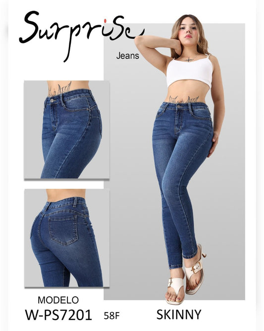 W-PS7201 SURPRISE PANTALÓN DE MEZCLILLA SKINNY