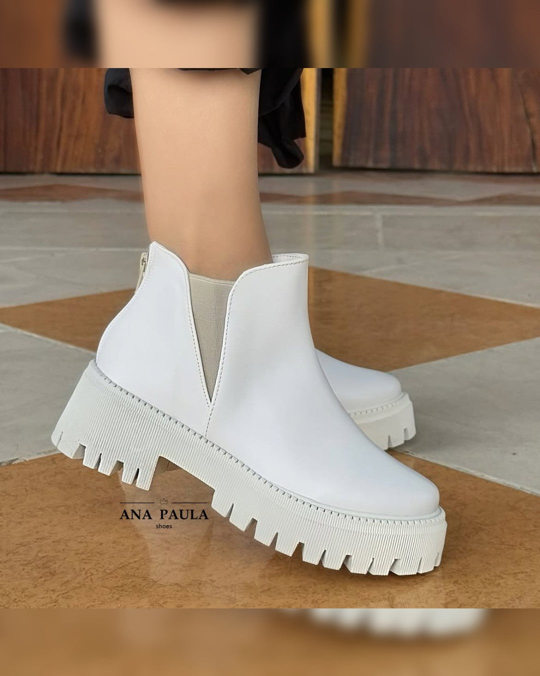BO-5110 BOTÍN BLANCO DE PISO