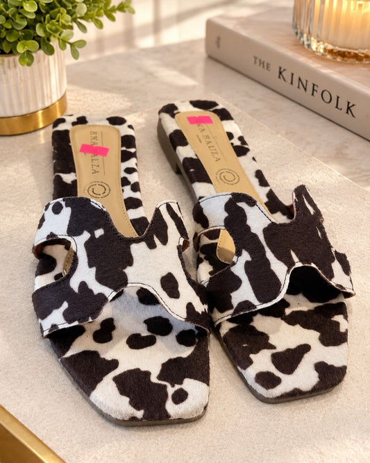 SAN-5036 SANDALIAS DE PISO, DE ANIMAL PRINT VACA