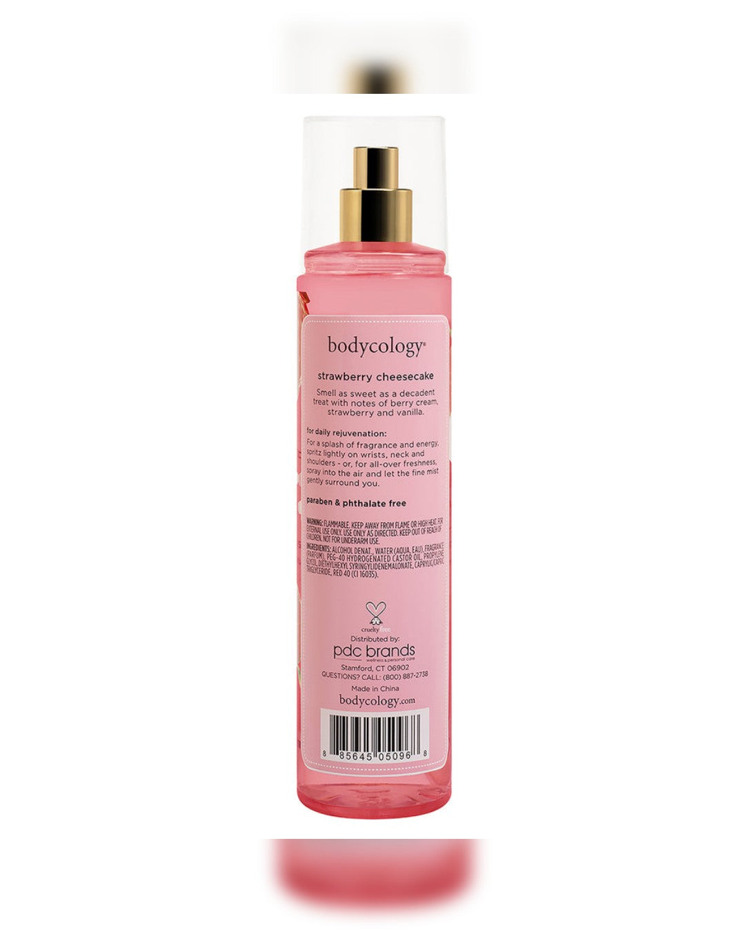 CP010 BODYCOLOGY FRAGANCIA CORPORAL EN SPRAY STRAWBERRY CHEESECAKE