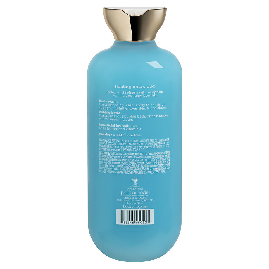 CP002 BODYCOLOGY 2 IN 1 BODY WASH & BUBBLE BATH FLOATING ON A CLOUD