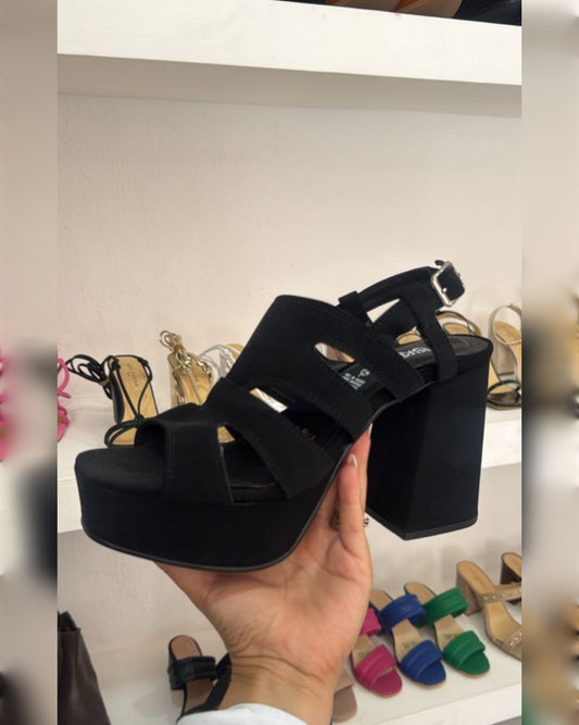 ZAPATILLAS DE PLATAFORMA NEGRAS