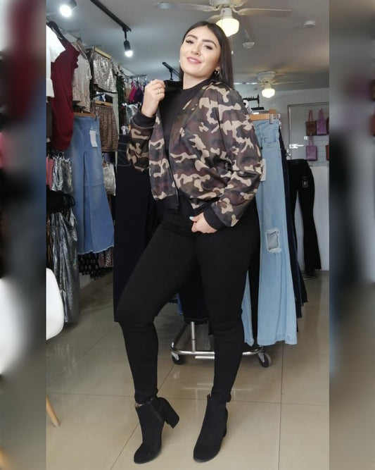 CHAMARRA  BOMBER JACKET CAMUFLAJE