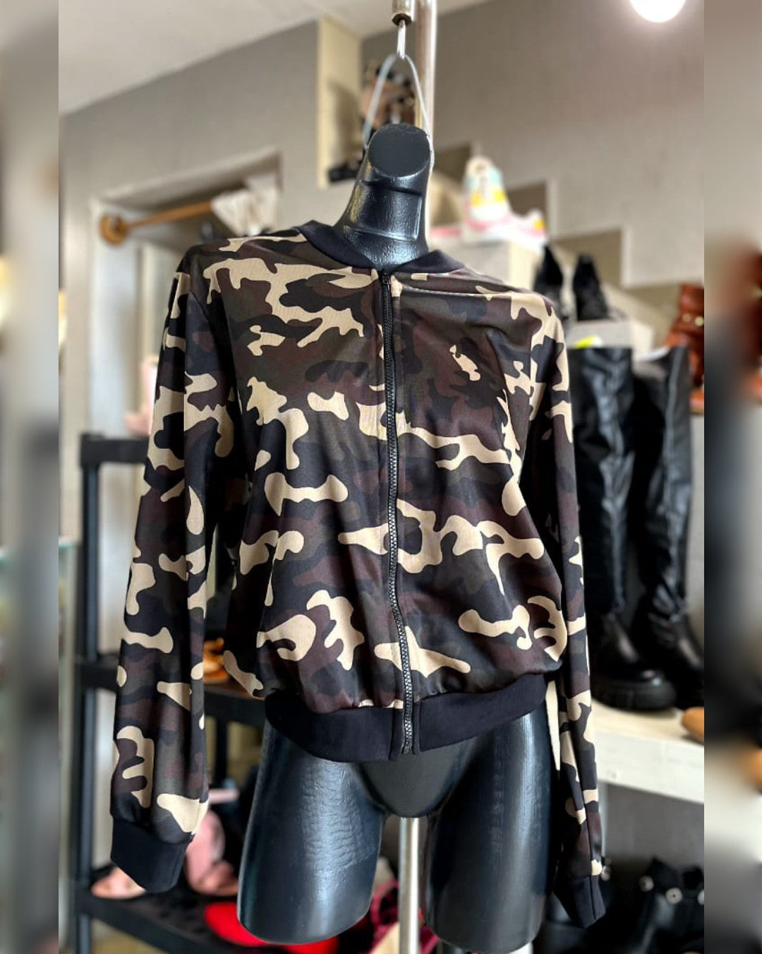 S0147 CHAMARRA  BOMBER JACKET CAMUFLAJE